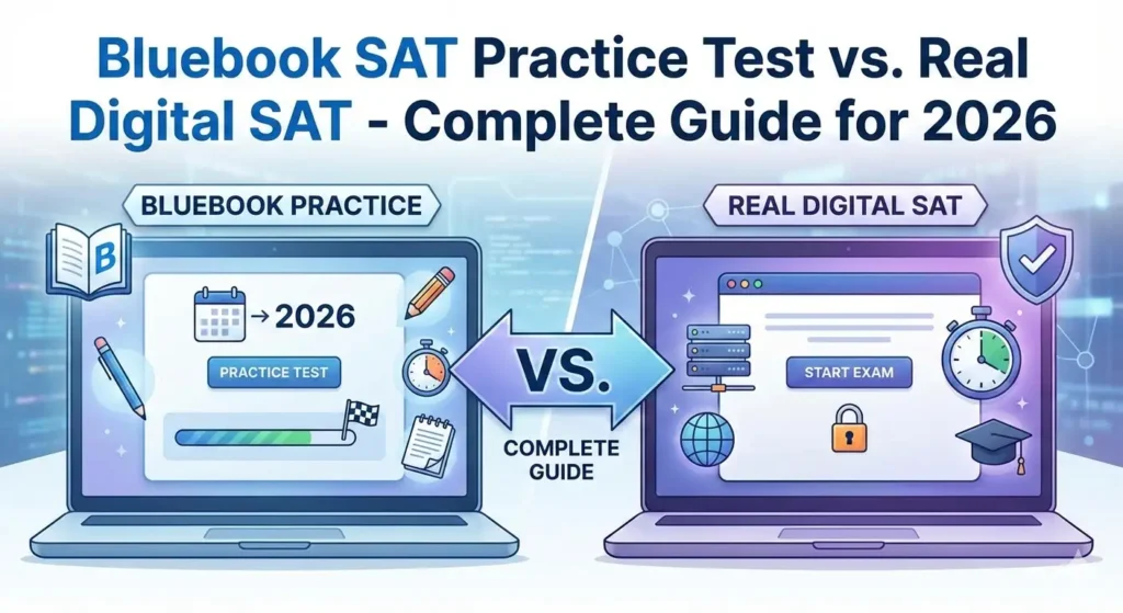 Bluebook Practice test vs. Real SAT